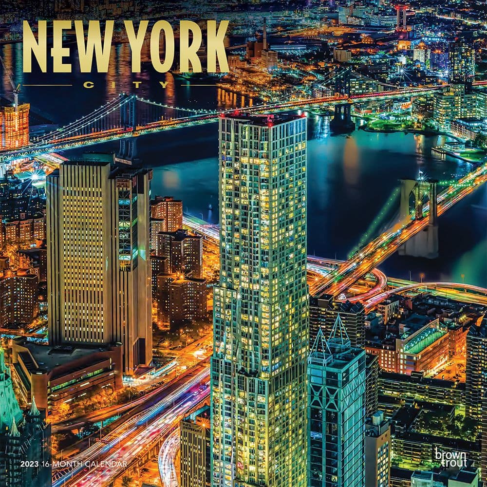 New York City 2023 Wall Calendar - Calendars.com