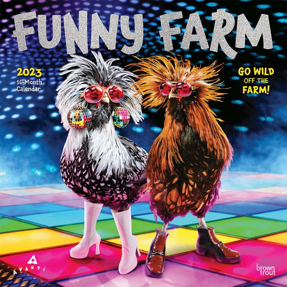 Avanti Funny Farm 2023 Wall Calendar - Calendars.com