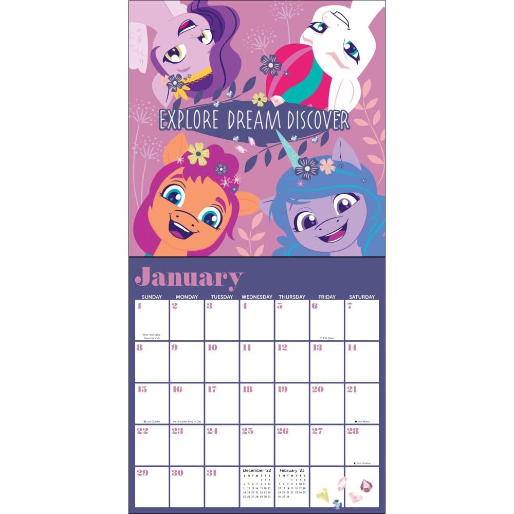 My Little Pony 2023 Wall Calendar - Calendars.com