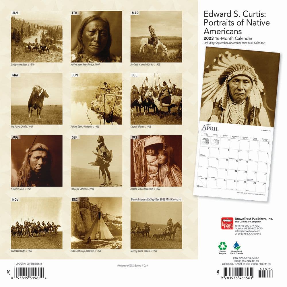 Native American 2023 Wall Calendar - Calendars.com