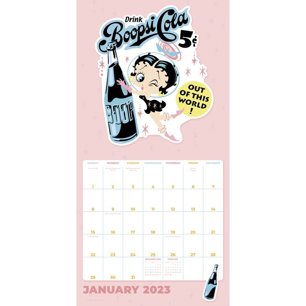 Betty Boop 2023 Mini Calendar - Calendars.com