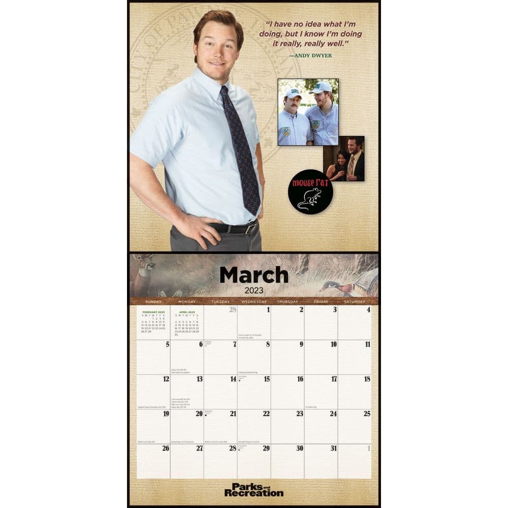 Parks & Recreation 2023 Wall Calendar - Calendars.com