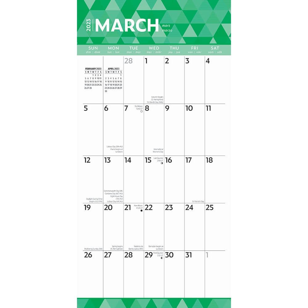 Large Print 2023 Square Wall Calendar - Calendars.com