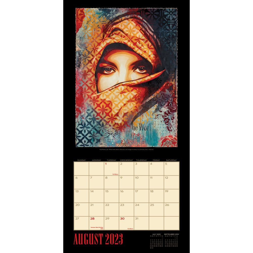 Shepard Fairey 2023 Wall Calendar