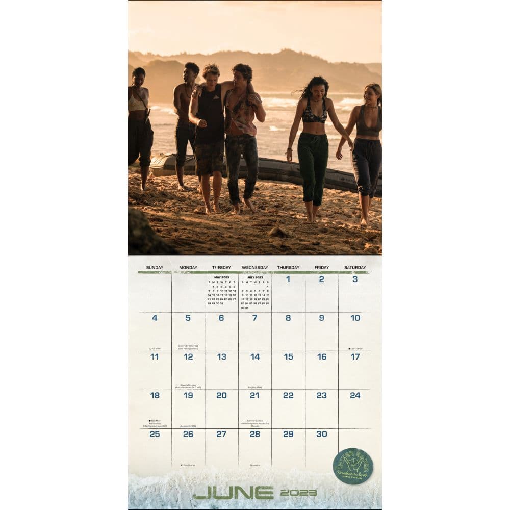 Outer Banks 16 Month Wall Calendar
