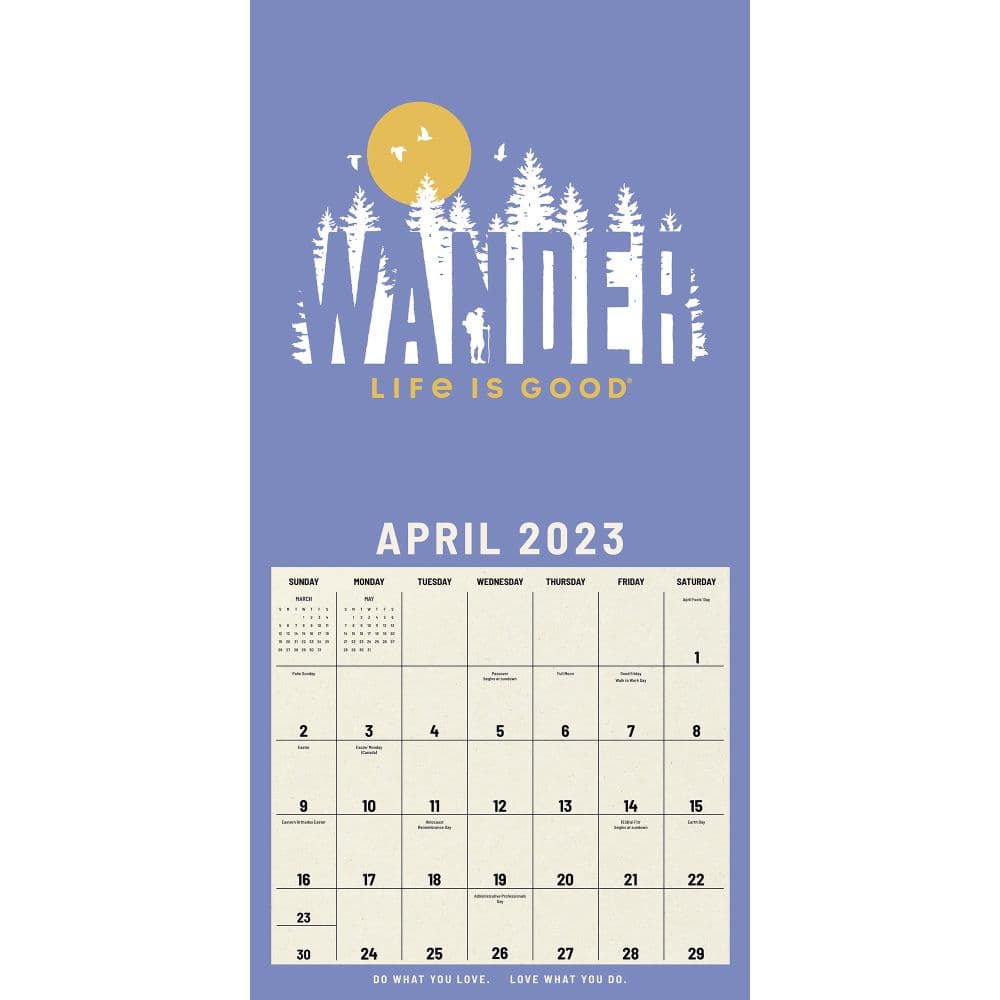 Life is Good 2023 Wall Calendar - Calendars.com Life is Good 2023 Wall Calendar - Calendars.com