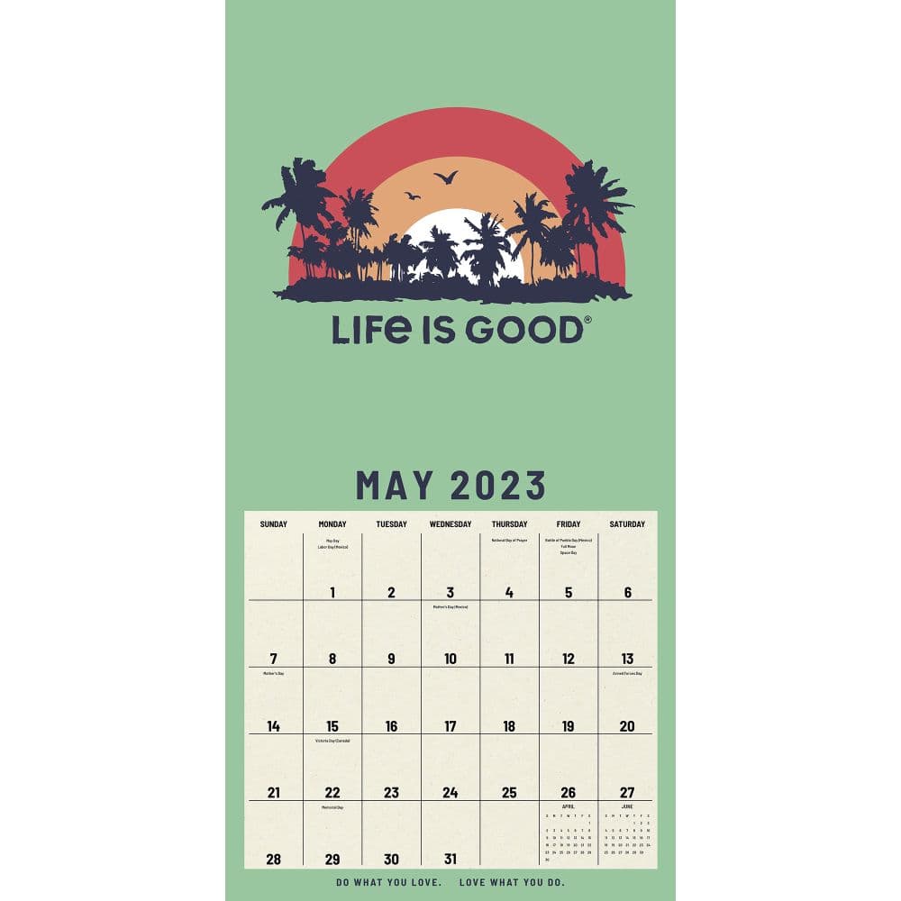 Life is Good 2023 Wall Calendar - Calendars.com Life is Good 2023 Wall Calendar - Calendars.com