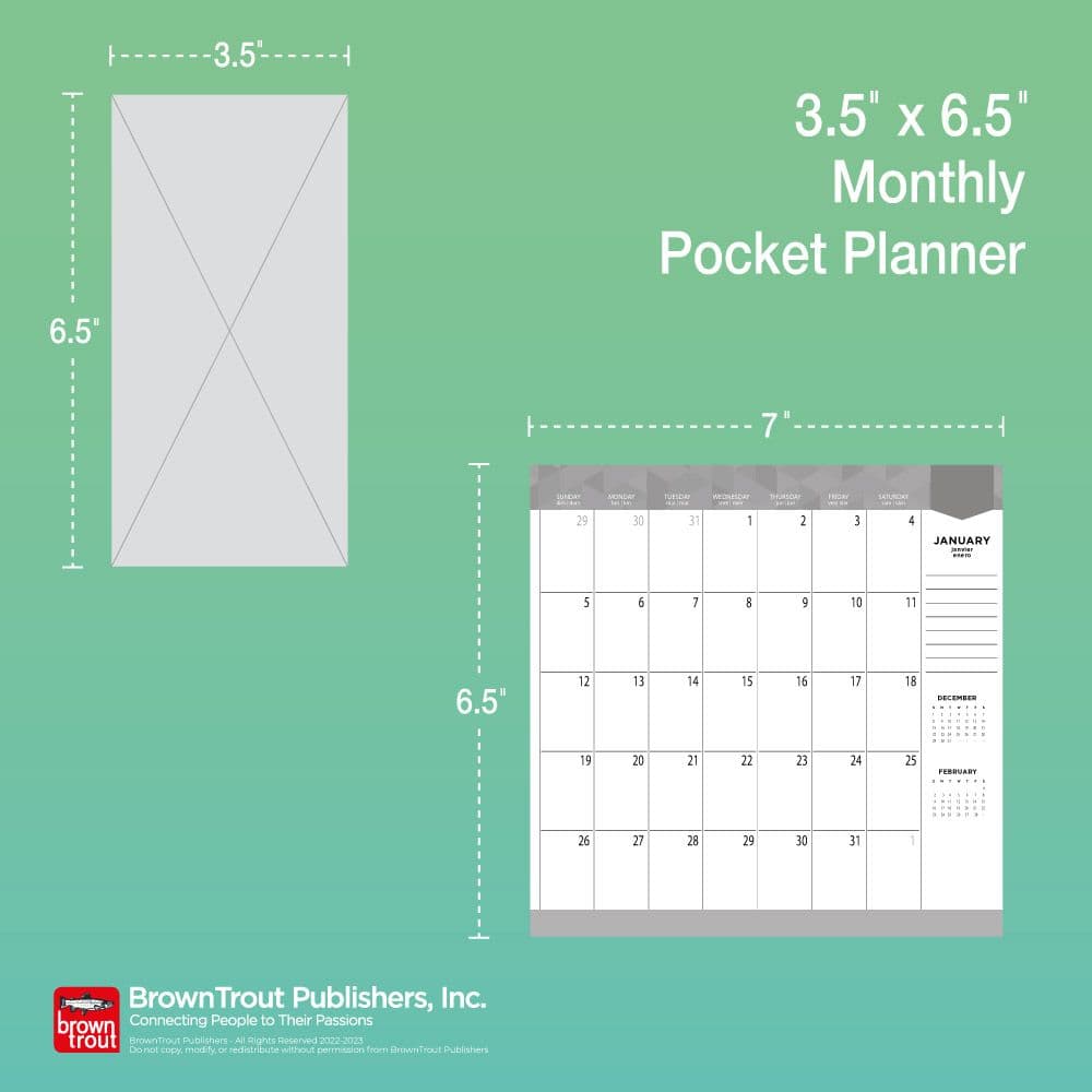 Large Print 2023 Pocket Planner - Calendars.com