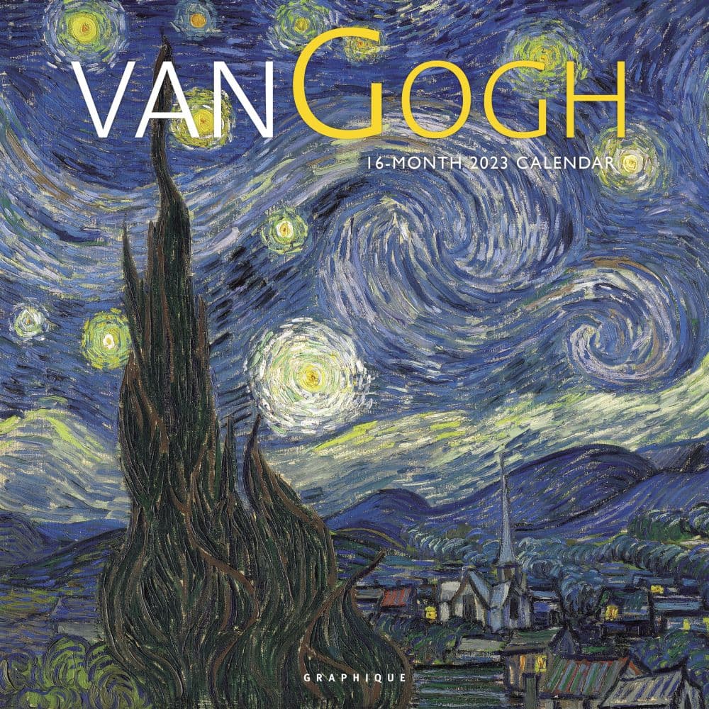 Van Gogh 2023 Squrae Wall Calendar - Calendars.com