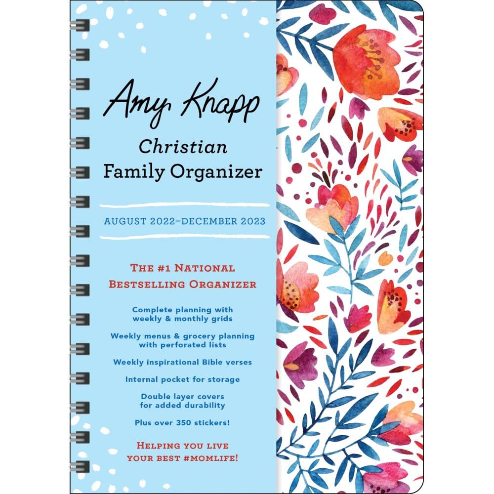 Amy Knapps Christian Family 2023 Organizer - Calendars.com
