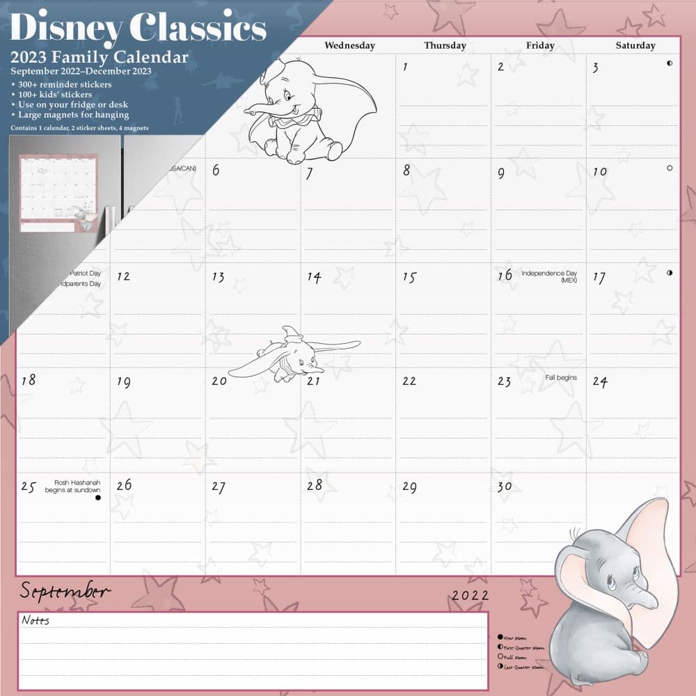Disney Classic 2023 Magnetic Calendar - Calendars.com