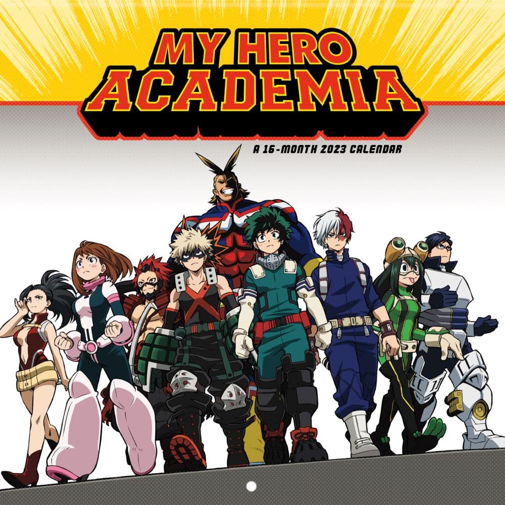 My Hero Academia 2023 Wall Calendar