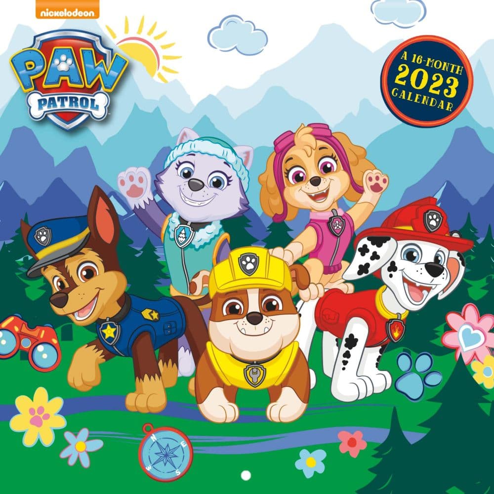 Paw Patrol 2023 Wall Calendar Calendars