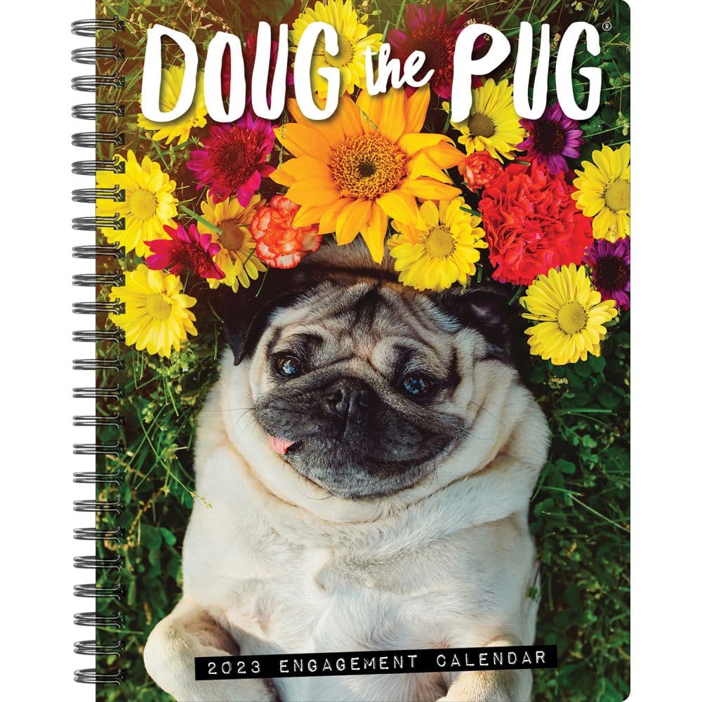 Doug the Pug 2023 Engagement Calendar - Calendars.com