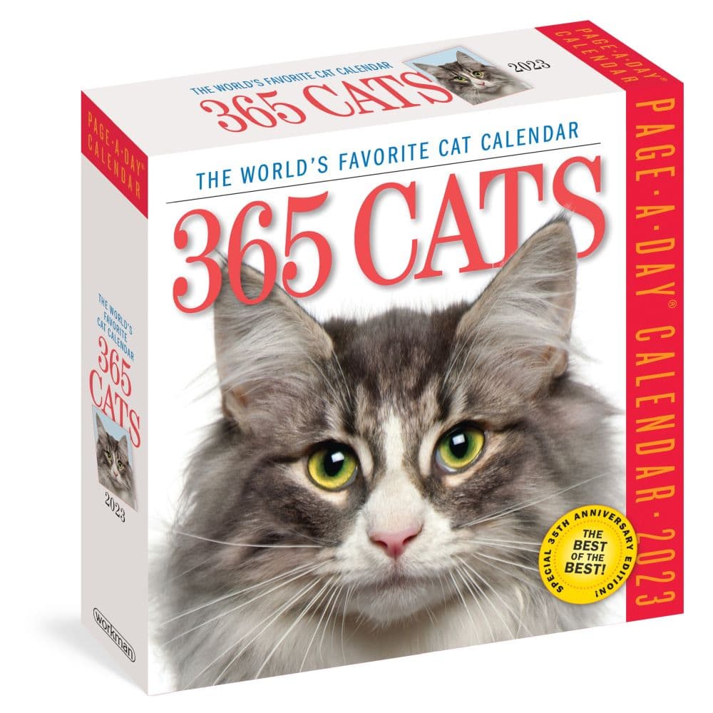 365 Cats 2023 Page-A-Day Calendar - Calendars.com