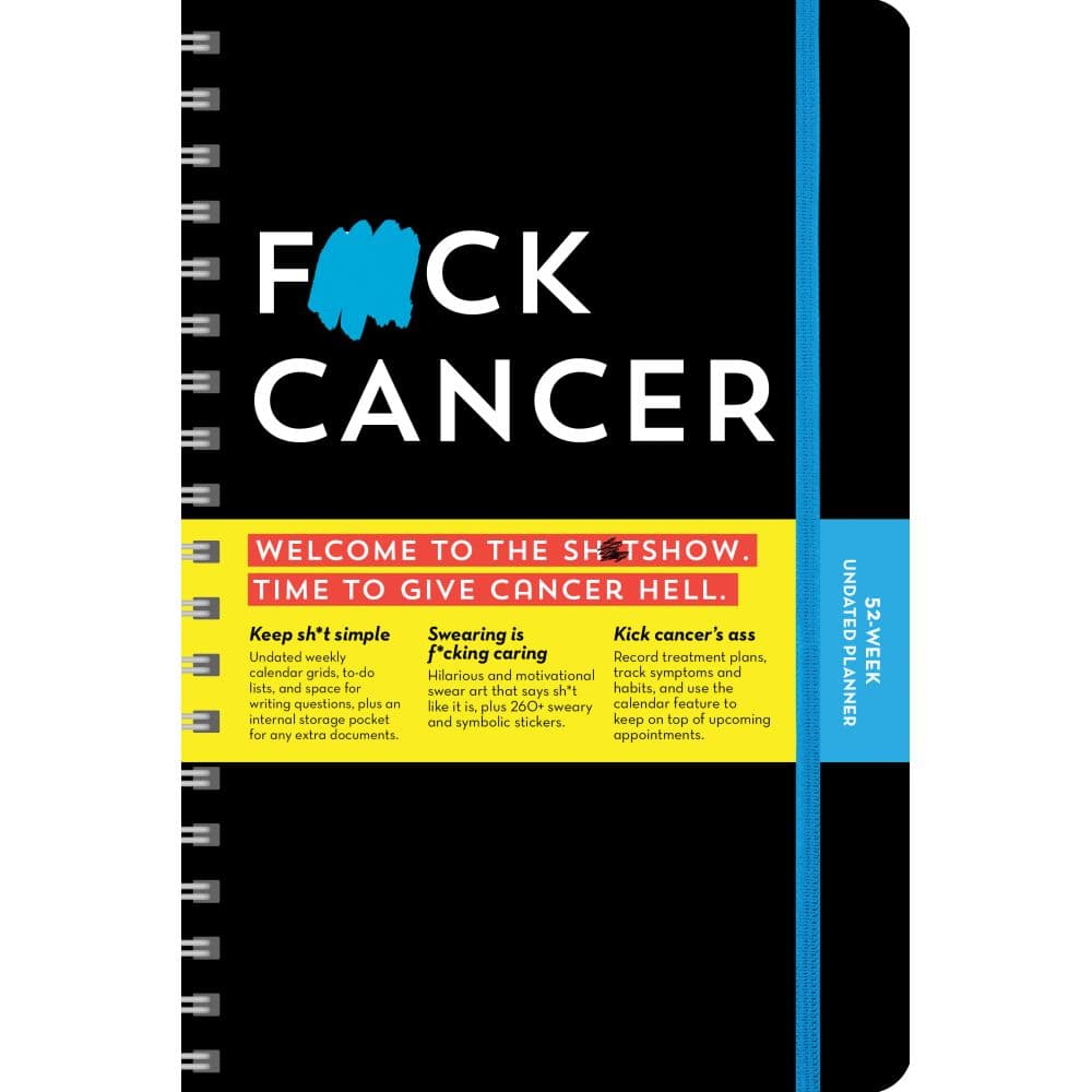 F*ck Cancer Undated Planner Main  Image width=&quot;1000&quot; height=&quot;1000&quot;