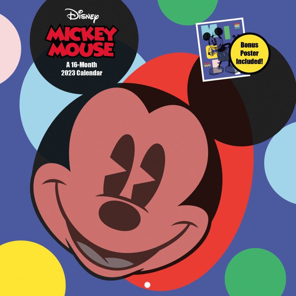 Mickey Mouse Excl wPrint 2023 Wall Calendar - Calendars.com