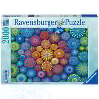 image Radiating Rainbow Mandalas 2000 Piece Puzzle Main  Image width="1000" height="1000"