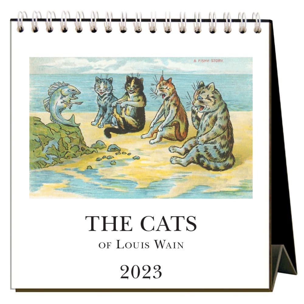 cats-of-louis-wain-2023-easel-calendar-calendars-com