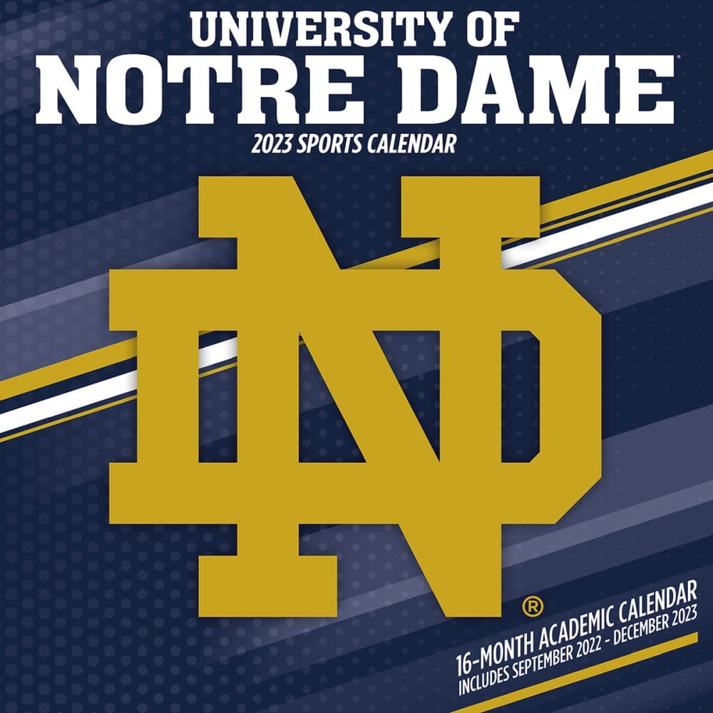 Notre Dame Fighting Irish 2023 Wall Calendar - Calendars.com