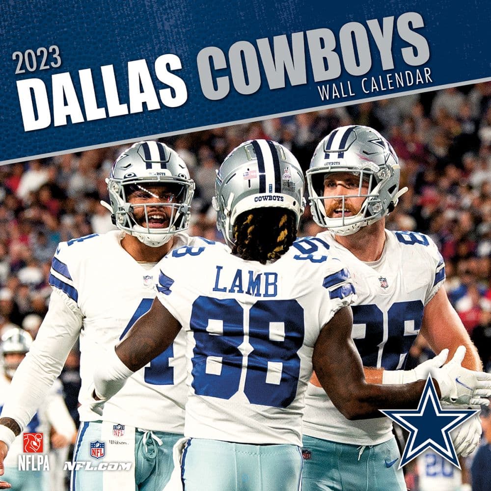 NFL Dallas Cowboys 2023 Wall Calendar - Calendars.com NFL Dallas Cowboys 2023 Wall Calendar - Calendars.com