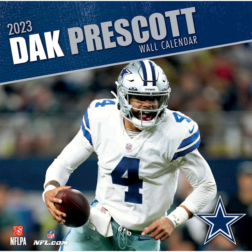 NFL Dak Prescott 2023 Wall Calendar Calendars nfl-dak-prescott-2023-wall-calendar-calendars