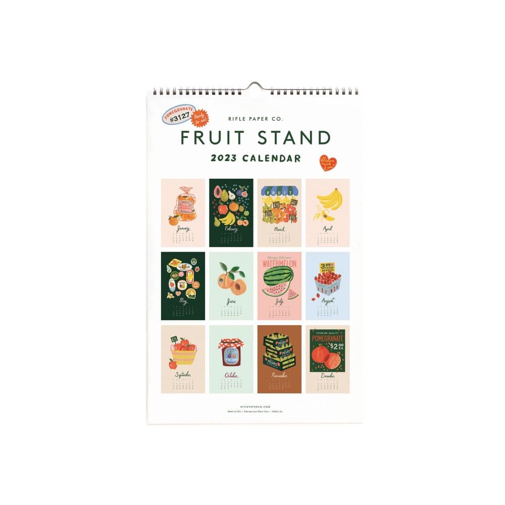 Fruit Stand 2023 Wall Calendar - Calendars.com