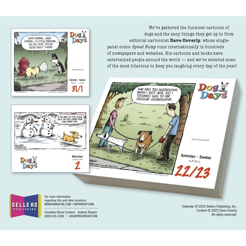 Dog Days Dave Coverly 2023 Desk Calendar Calendars Dog Days Dave Coverly 2023 Desk Calendar Calendars