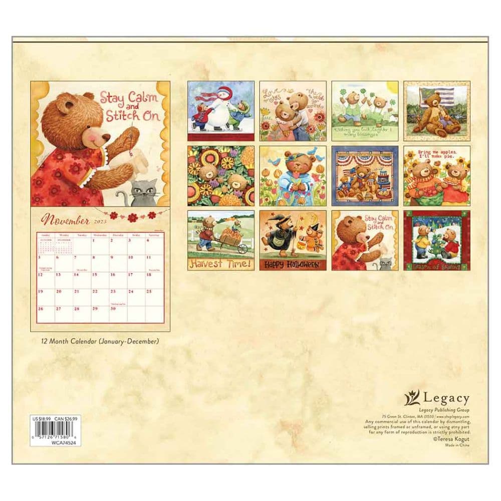 Bears 2023 Calendar - Calendars.com