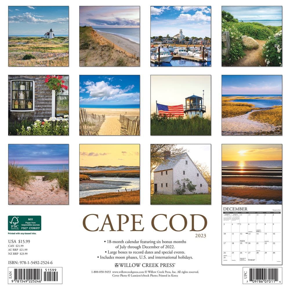 Cape Cod 2023 Calendar