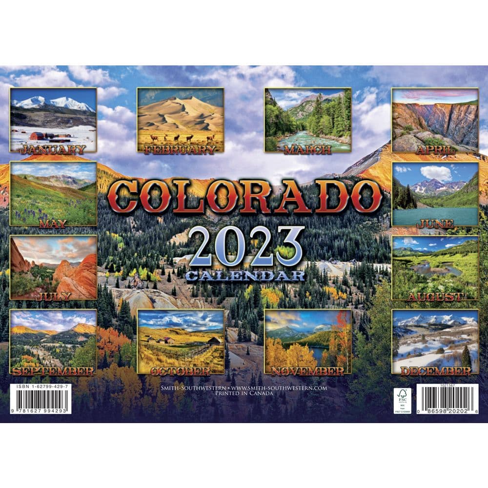 Colorado 2023 Wall Calendar - Calendars.com Colorado 2023 Wall Calendar - Calendars.com
