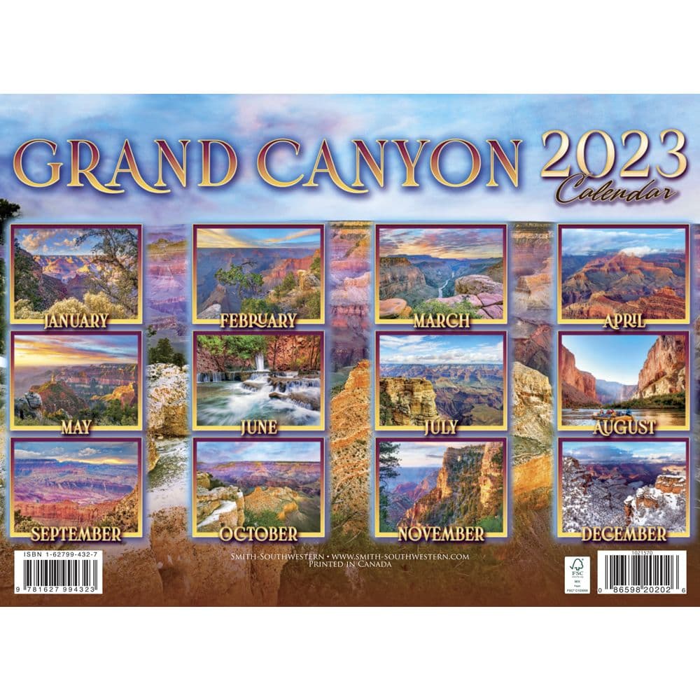 Grand Canyon 2025 Wall Calendar