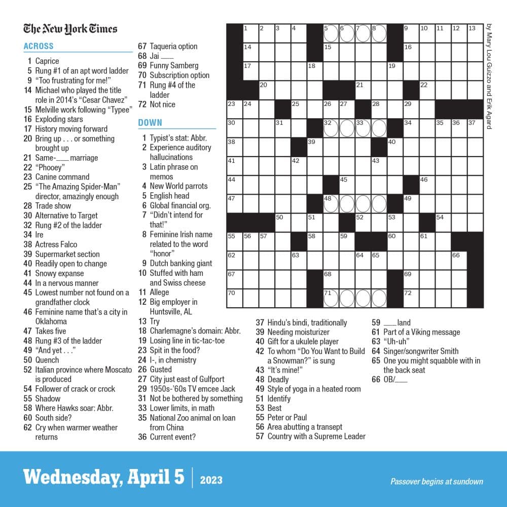 york-times-crossword-2023-desk-calendar-calendars-com