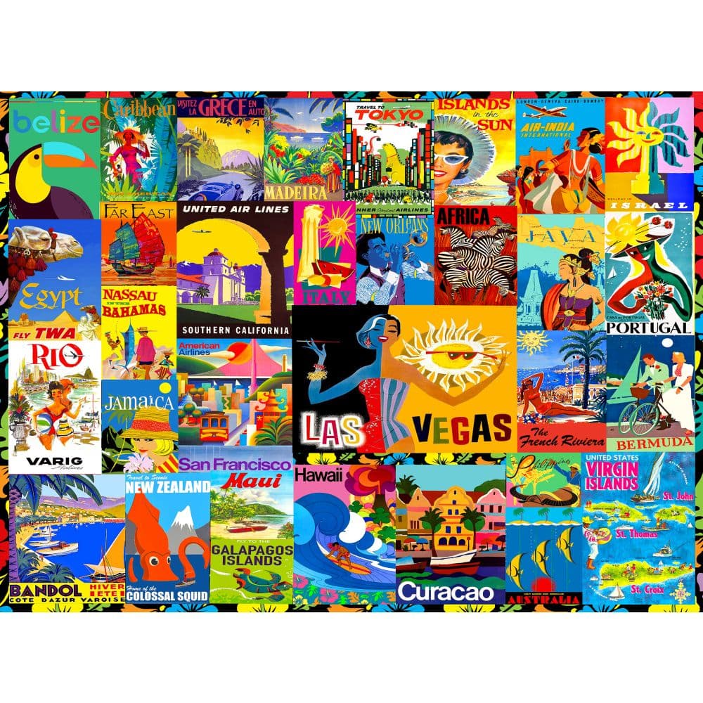 Exotic Travels 1000 Piece Puzzle First Alternate  Image width="1000" height="1000"