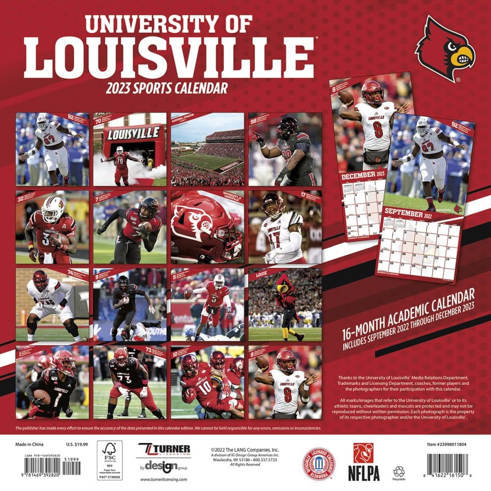 Arizona Cardinals 2023 12x12 Team Wall Calendar : : Books