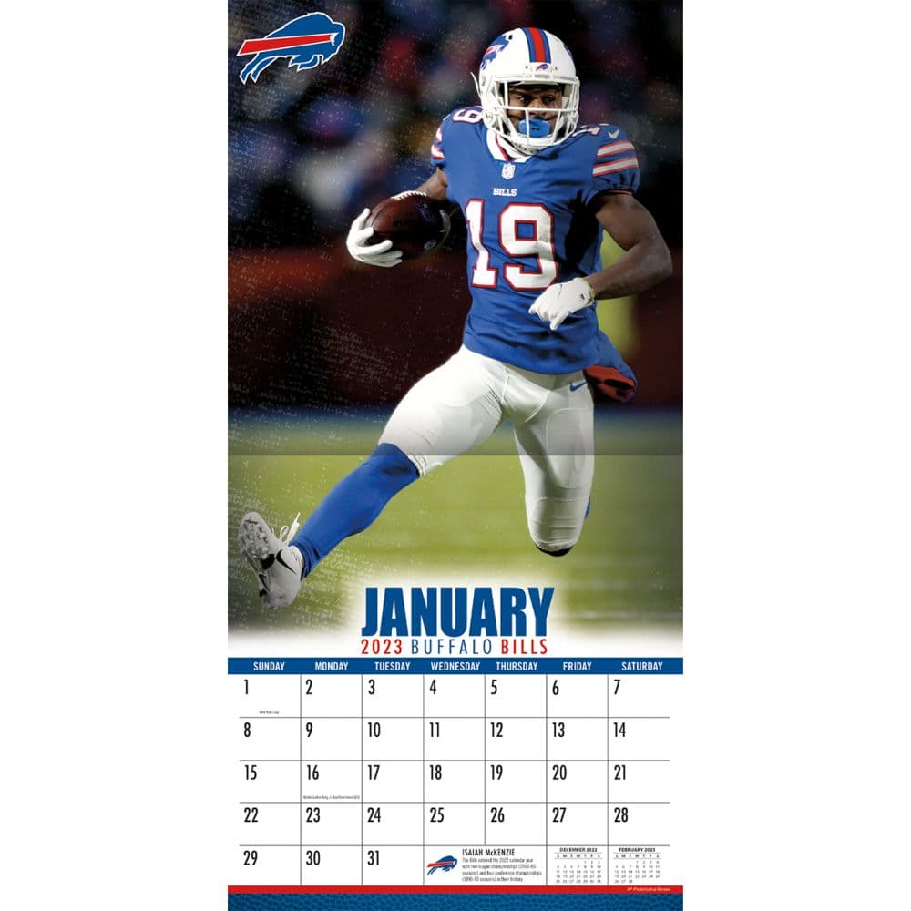 NFL Buffalo Bills 2023 Wall Calendar - Calendars.com nfl-buffalo-bills-2023-wall-calendar-calendars-com