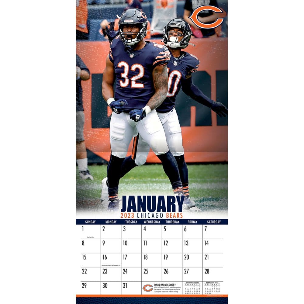 Chicago Bears 2022 Box Calendar