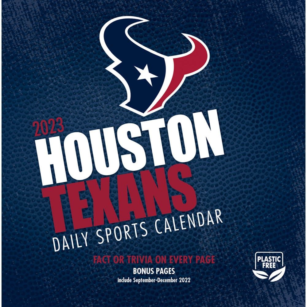 Houston Texans 2023 Desk Calendar