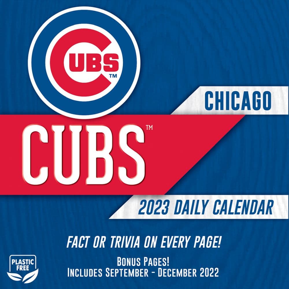 Chicago Cubs 2023 Desk Calendar Calendars Chicago cubs 2023 desk calendar calendars