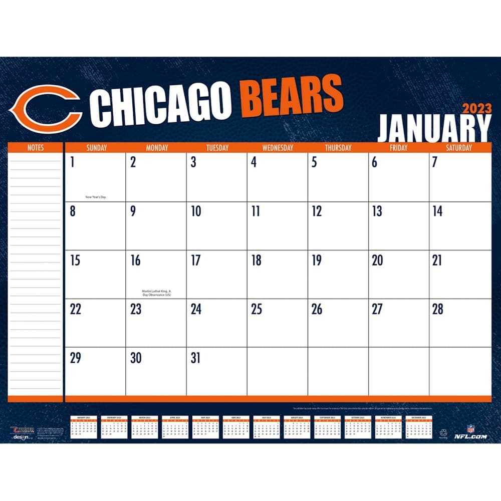 2023 Bears schedule: Downloadable wallpaper