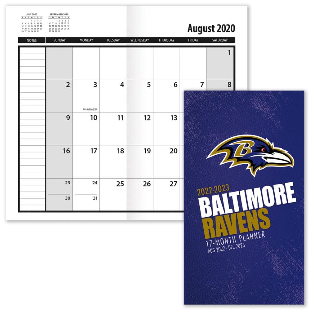 TURNER SPORTS Baltimore Ravens 2022 Box Calendar (22998051430)