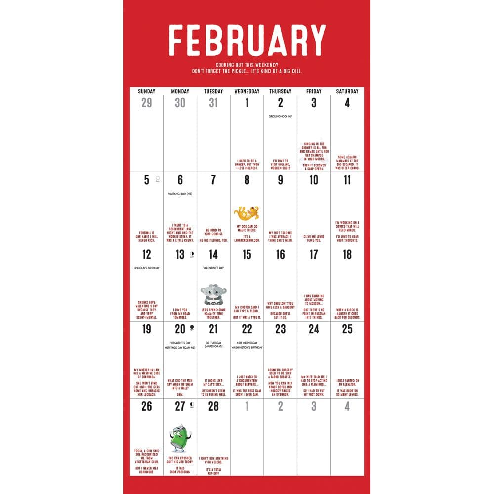 Pun Intended 2023 Wall Calendar - Calendars.com