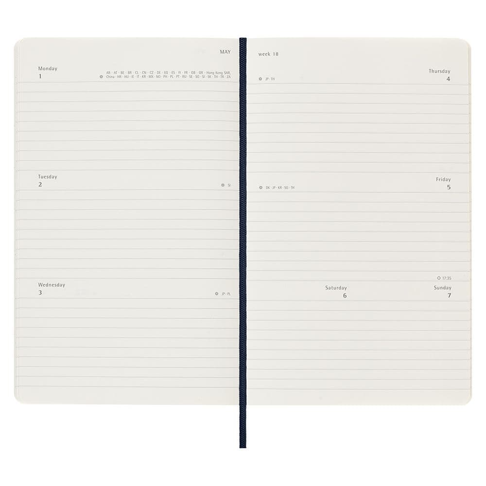 Moleskine 2023 Large Weekly Planner Calendars