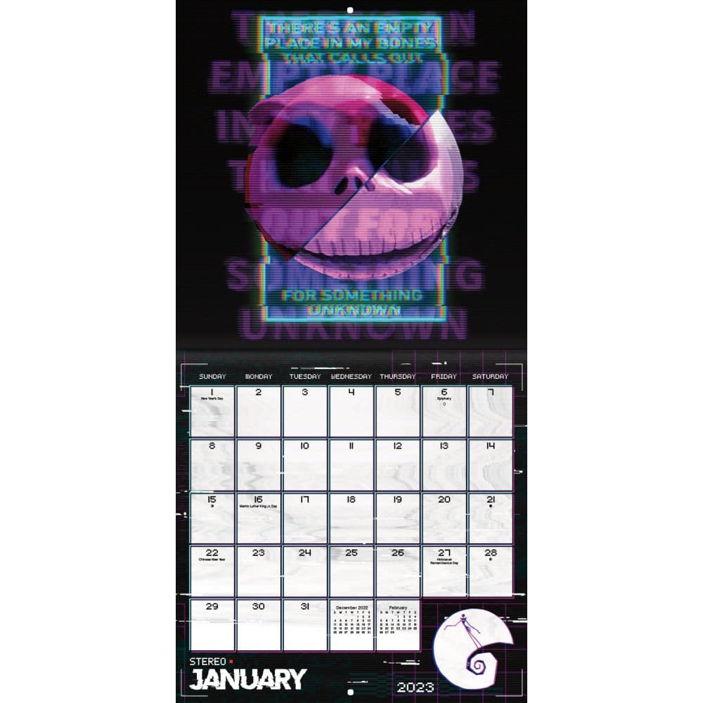 Nightmare Before Christmas Calendar - Calendars.com
