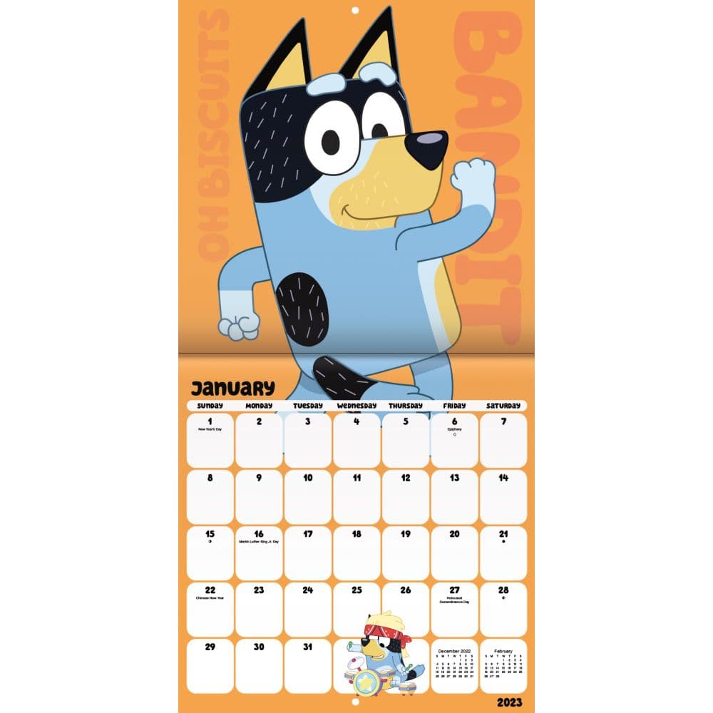 Bluey 2023 Wall Calendar - Calendars.com bluey-2023-wall-calendar-calendars-com