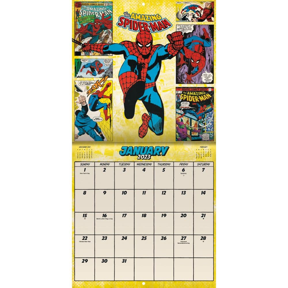 Marvel Comics 2023 Wall Calendar - Calendars.com Marvel Comics 2023 Wall Calendar - Calendars.com