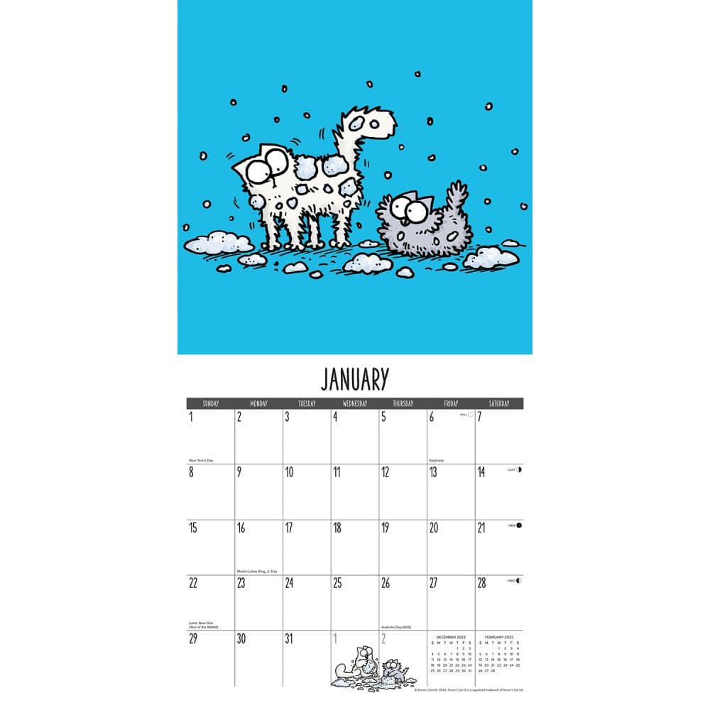 Simons Cat 2023 Wall Calendar - Calendars.com Simons Cat 2023 Wall Calendar - Calendars.com