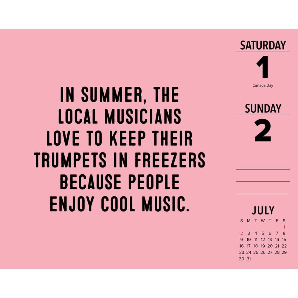 Pun Intended 2023 Desk Calendar