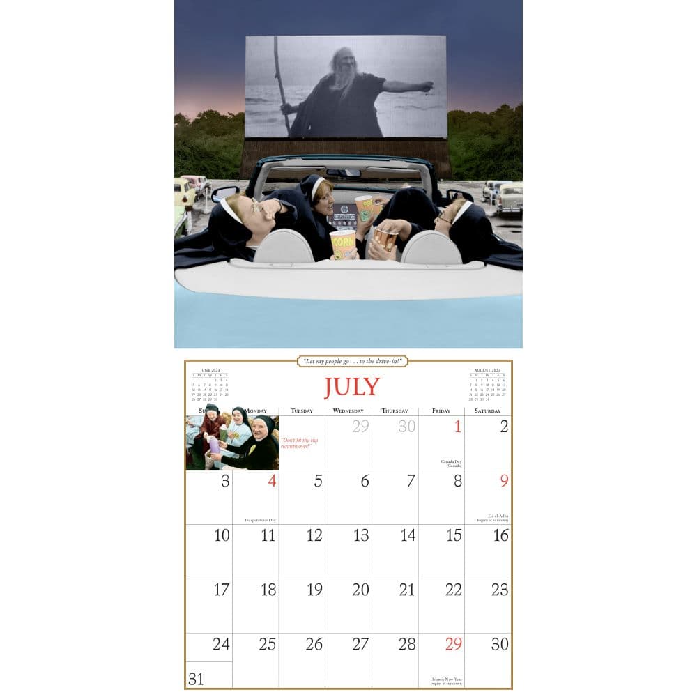 Nuns Having Fun 2023 Wall Calendar - Calendars.com