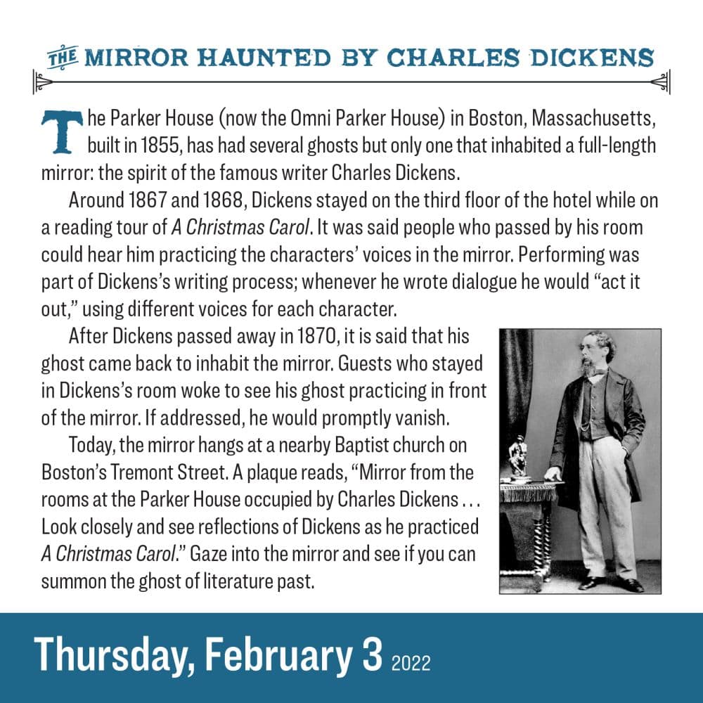 Ghost Stories 2023 Page-A-Day Calendar - Calendars.com